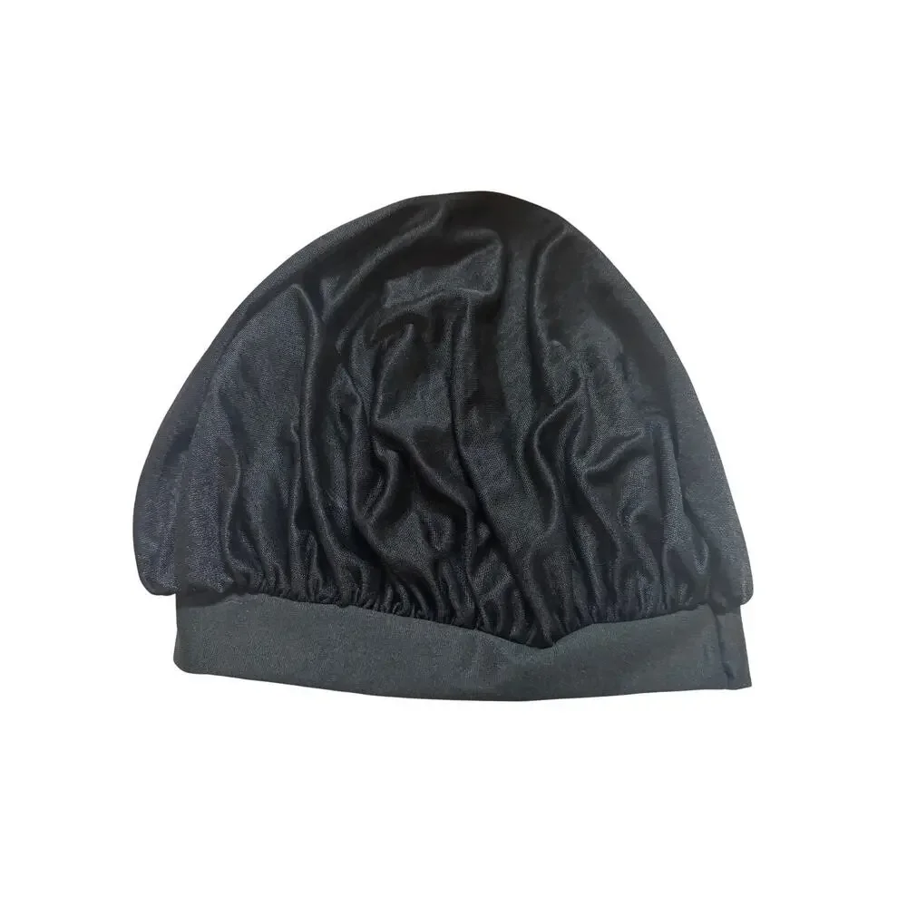 no brand black satin